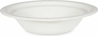 Produktbild von 40x  Suppenteller Salatschalen Schale rund Zuckerrohr 400ml Ø 18 x 4 cm