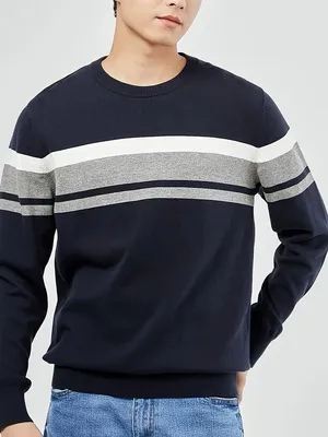 Productafbeelding van Currero Sweater Heren Marineblauw L