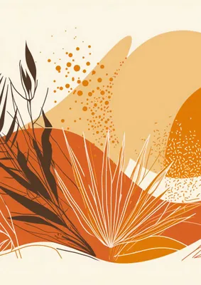 Produktbild von Plakat 29,7x42cm Mediterraner Landschaft