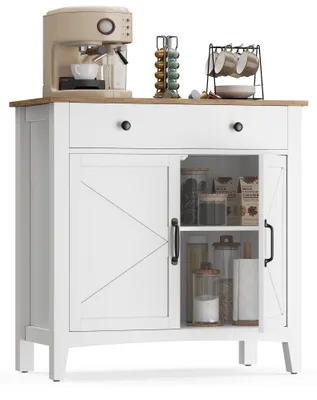 Immagine prodotto di Mobiletto da cucina VASAGLE con cassetto e ante, credenza