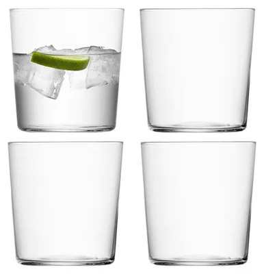 Produktbild von LSA | Tumbler GIO, klar, 390ml, 4er Set