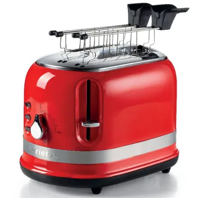 Produktbild von Ariete 0149/00, 2 Scheibe(n), Rot, Tasten, Niveau, Drehregler, CE, 815 W, 190 mm