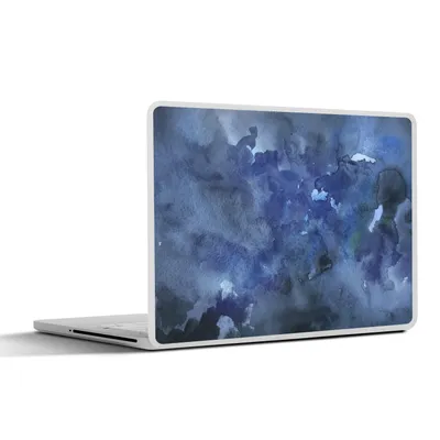 Produktbild von MuchoWow® Laptop Aufkleber Sticker Cover Aquarell - Himmel - Blau - Grau 30x21 cm - Sticker für Laptop - Selbstklebend