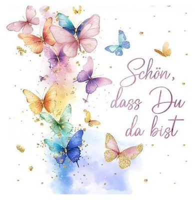 Produktbild von 20 Servietten Butterfly coloured festival - Buntes Schmetterlingsfest 33x33cm