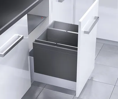 Image de Hailo Collecteur de déchets 3631581 XL Inset 500 18/28 Triple-XL 18 + 28 litres