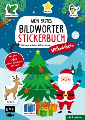 Produktbild von Mein erstes Bildwörter-Stickerbuch - Weihnachten
