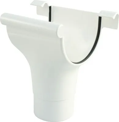 Produktbild von Marley Rinnenstutzen Kunststoff rund Verkehrsweiß RAL 9016 NW 125/105 mm