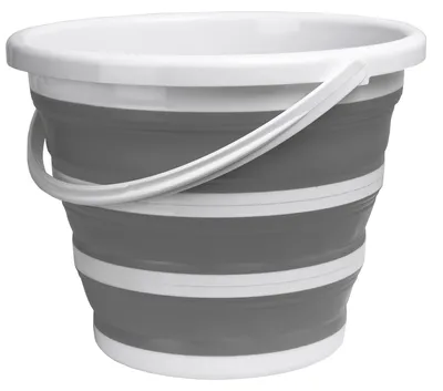 Obrázok produktu pre Skladacie vedro Compact 32 cm bielo-sivé