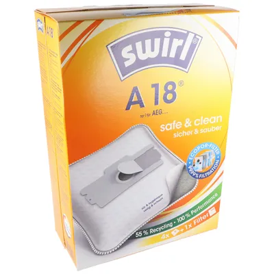 Obrázok produktu pre Vrecko do vysávača Swirl A18 MicroPor Plus pre vysávače AEG
