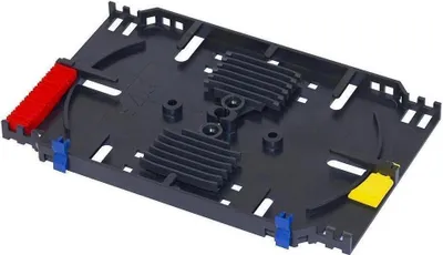 Produktbild von Spleißkassette für 12 Heatshrink inkl. Scharniere und Halterung