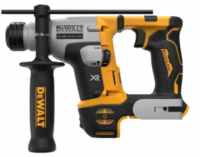 Produktbild von Dewalt 18V SDS-plus XR Akku-Bohrhammer DCH172N (16mm, bürstenloser Motor, elektropneumatischem Hammerwerk, mit integriertem LED-Licht, inkl. Zusatzhandgriff, Lieferung ohne Akku & Ladegerät)