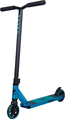 Obrázek produktu pro Kaskadérská koloběžka Panda Initio v2, tyrkysová, lehký a robustní základní model s koly o průměru 110 mm, ocelovými řídítky ve tvaru T a spolehlivým kompresním odpružením IHC.