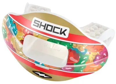 Obrázek produktu pro Shock Doctor Max AirFlow chránič rtů Multi Print Gold/Gummies