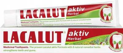 Zdjęcie produktu dla Lacalut Aktiv Herbal pasta do zębów 75 ml