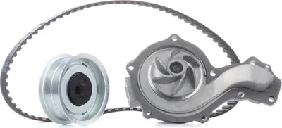 Produktbild von RIDEX 3096W0364 Zahnriemensatz + Wasserpumpe für AUDI A3 Schrägheck (8P1) für VW GOLF II (19E, 1G1) GOLF I Cabriolet (155) TRANSPORTER III Bus