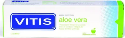 Zdjęcie produktu dla Vits aloe vera pasta do zębów o smaku miętowo-jabłkowym 125 ml