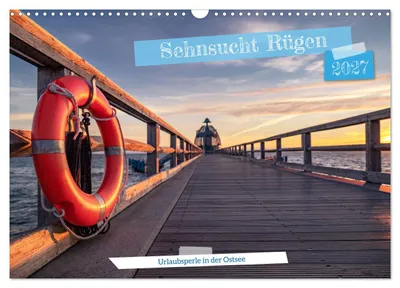 Produktbild von Sehnsucht Rügen (Wandkalender 2027 DIN A3 quer), CALVENDO Monatskalender