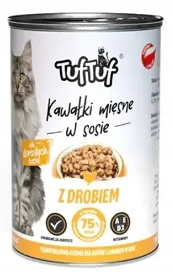 Produktbild von Bult Tuf Tuf Fleischstücke mit Geflügel in Sauce 415g