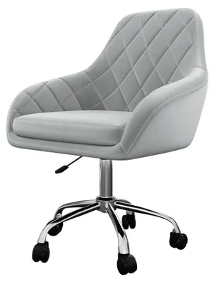Produktbild von Mirjan24 Bürosessel Muz 1018-1, Ergonomisch Drehstühle, Stilvoll Schreibtischstuhl, Komfort Bürostuhl (Farbe: 82-Grau)