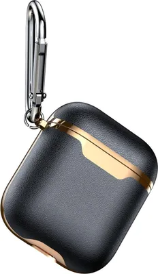 Obrázek produktu pro Ochranné pouzdro na pouzdro pro AirPods – černé / zlaté