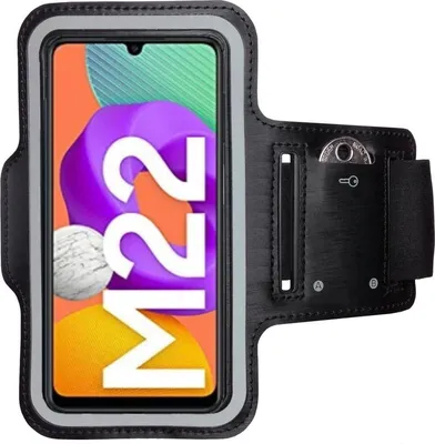 Immagine prodotto di Fascia da braccio sportiva per Samsung Galaxy M22 copertura fitness del telefono cellulare fascia da braccio per la corsa