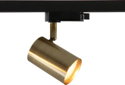 Produktbild von Olucia - ELENA - 1-Phasen-Schienenbeleuchtung Spot - Bronze / Schwarz