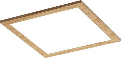 Obrázek produktu pro Rabalux Stropní LED svítidlo Almond s dekorem dřeva hranaté 295x295mm 12W 6907