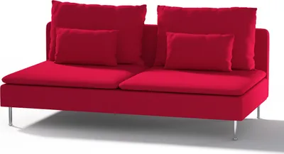 Produktbild von Dekoria Bezug für Söderhamn Sitzelement 3, rot, Bezug für Sitzelement 3