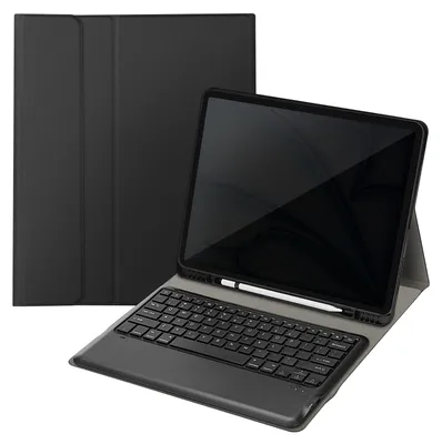 Image de Avizar, étui avec clavier QWERTZ amovible pour Apple iPad Air 13 2026, noir