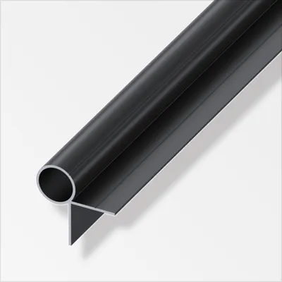 Produktbild von alfer Combitech Rundrohr Aluminium Ø 23,5 mm x 1 m schwarz