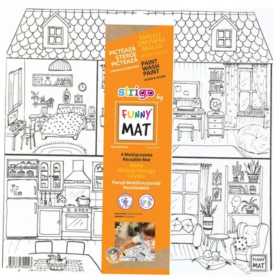 Obrázek produktu pro Bílá podložka Sweet Home Funny Mat STRIGO