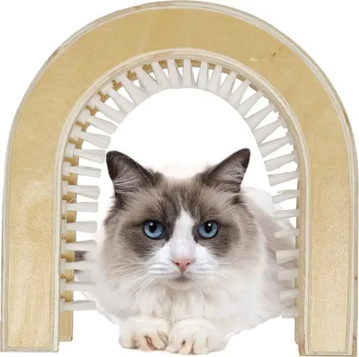 Produktbild von Katzentür,Die Originale Innentür von Katzenklappe,Die einzige Katzentür mit Einer Reinigungsbürste