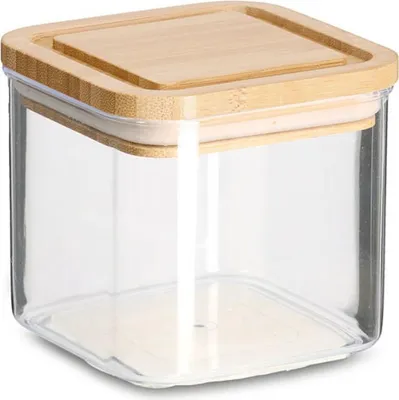Produktbild von ZELLER 14766 Vorratsdose 500 ml aus Kunststoff mit Bambusdeckel