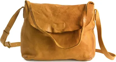 Produktbild von HAROLD'S Leder Umhängetasche Schultertasche Submarine Shoulderbag Yellow dunkelgelb