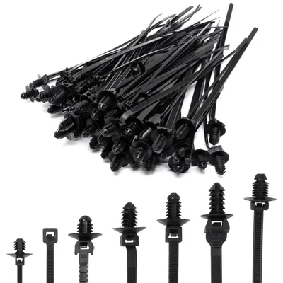 Image de Lot de 100 attaches de câble à sertir