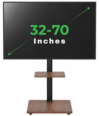 Immagine prodotto di Supporto TV con ruote - Girevole - 32 - 70 pollici - Fino a 45 kg - Altezza regolabile fino a 130 cm