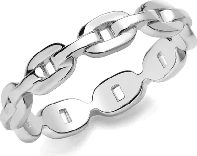 Produktbild von Moderner 925 Sterling Silber (Rhodiniert) Damen - Ring, 60 (19.1); TRS33226RSS