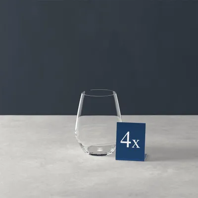 Zdjęcie produktu dla Villeroy & Boch 1172098140, Przezroczysty, Szkło, 4 szt., Okrągły, Przezroczyste, 420 ml