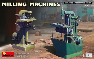 Productafbeelding van MiniArt 1:35 - Plastic modelbouwset van een freesmachine