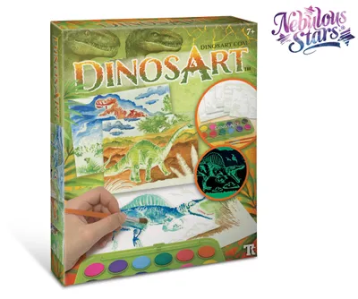 Obrázek produktu pro Dinosart 15052, Sada pro omalovávání pro děti, Vícebarevný, 5 kusů