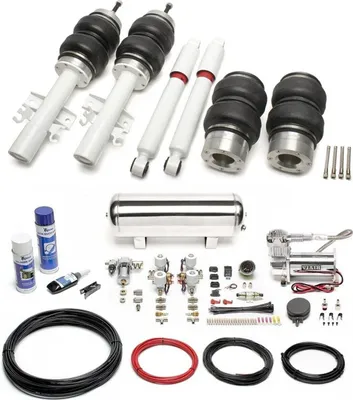 Produktbild von TA Technix Luftfahrwerk Air-Ride inkl. Kompressor-Kit silber für VW Bus T5 T6