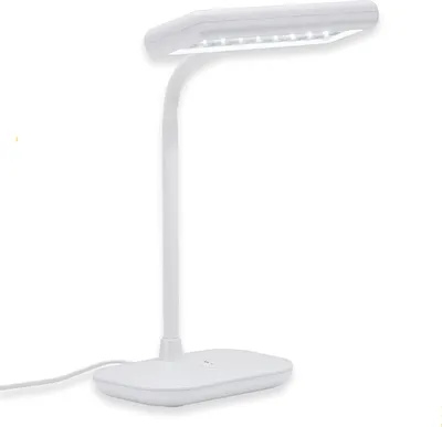 Immagine prodotto di Lampada da scrivania a LED luce diurna orientabile e inclinabile 8,5W 6500K bianca Briloner