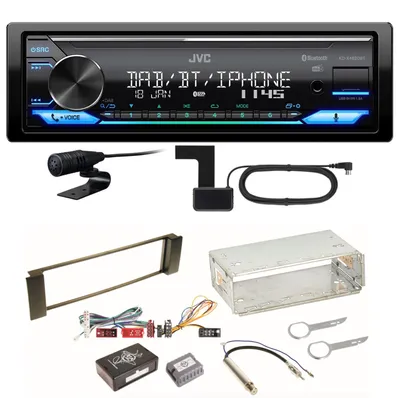 Produktbild von JVC KD-X482DBT Bluetooth USB Digitalradio Einbauset für Audi A3 8L A6 4B