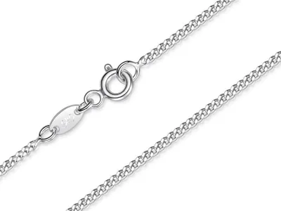 Produktbild von SILBERKETTEN STORE Panzerkette 1,7mm - 925 Silber, in vielen Längen verfügbar - 45cm