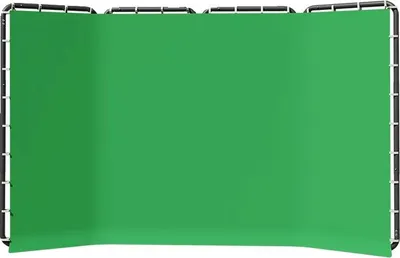 Obrázek produktu pro Pozadí fotoboxu, přenosný design, profesionální kvalita materiálu, 240x400cm zelená barva