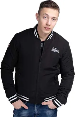 Immagine prodotto di Giacca uomo regular fit TRUSTHORPE Nero/Bianco L Lonsdale