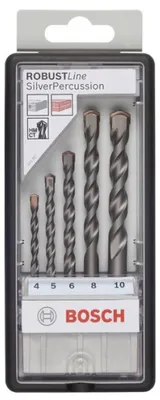 Image de Bosch Hartmetall Beton-Spiralbohrer-Set 5teilig 2607010524 Zylinderschaft 1 Set (2607010524)