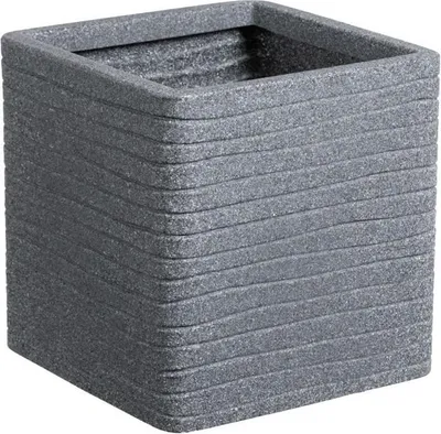 Produktbild von Blumentopf Quadratisch Banbury, 30.5cm x 30cm H, Aschfarbe