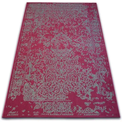 Zdjęcie produktu dla Dywan Vintage 22208/082 bordo / szary rozeta klasyczny czerwony 200x290 cm