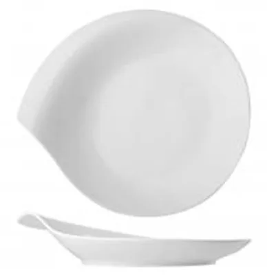 Immagine prodotto di H&H Piatto In Porcellana, Ø 23 Cm, Bianco
